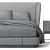 Elegant Creed Bed by Minotti 3D model small image 4