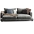 Modern Flexform Long Island Sofa 3D model small image 4