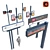 MCDE Platform Info Pole Set 3D model small image 1