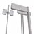 MCDE Platform Info Pole Set 3D model small image 7