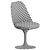 Sleek Tulip Dining Chair Set 3D model small image 4