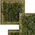 Wooden Vertical Garden Wall Decor 3D model small image 2