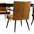 Modern Dining Set Ronda & Bergen 3D model small image 5