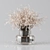 Glass Vase Decorative Branches Bouquet 3D model small image 1