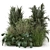 Versatile Outdoor Plant Bush Set 3D model small image 1