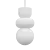 Alabaster Totem Pendant Light 3D model small image 3