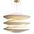 Modern Kyoto Chandelier 70cm 3D model small image 1