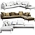 Flexform Romeo Sofa, 3D Model 3D model small image 5