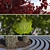 City Maple Trees with Grate 3D model small image 6