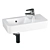 Geberit Renova Nr. 1 Sink 3D model small image 1