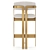 Vintage Style Brass Bar Stool 3D model small image 4