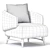 Modern V-Ray Armchair 2015 3D model small image 6