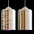 Multi-Reflection Pendant Lamp - Elegant Lighting 3D model small image 6