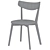 Modern Dining Chairs Set - Elegant Home Décor 3D model small image 6