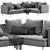 Modern 3D Sofa Model 2013 3D model small image 3