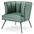 Luxurious Velvet Armchair with Performance Features 3D model small image 6