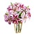 Pink Lilies Bouquet 3D Model 3D model small image 2