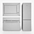 Miele Built-In Kitchen Appliances Set 3D model small image 5