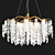 Elegant Willow Cascade Chandelier 3D model small image 1