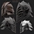 Low Poly PBR Dark Knight 3D model small image 1