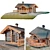 Low Poly Log Cabin Kit 3D model small image 2