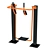 Outdoor Fitness Equipment Set 3D model small image 5