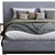 Bauci Ovidi Bed: Modern Elegance 3D model small image 4