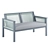 Outdoor Gaia Loveseat: Elegant Comfort 3D model small image 1