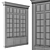 Elegant White Window Set 3D model small image 4