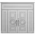 Versatile Argo Diablo Door Collection 3D model small image 5