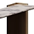 Elegant Marble Top Console Table 3D model small image 4