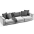 Modern Molteni&C Turner Sofa 2015 3D model small image 6