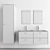 Duravit Brioso Bathroom Furniture Set 3D model small image 4