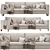 DV Home BEVERLY 320 Sofa 3D model small image 2