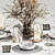 Modern TableWare Set 03 Ensemble 3D model small image 2