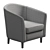 Modern Mila Armchair for Stylish Homes 3D model small image 5