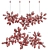 Grape Cluster Chandelier 230cm 3D model small image 6