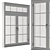  Modern White Window with Frame 3D model small image 2