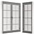  Modern White Window with Frame 3D model small image 3