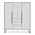 Italian Luxury Wardrobe Design 3D model small image 3