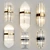 Modern Glass Sconce Lighting Collection 3D model small image 1