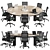  Sleek Modern Conference Table 3D model small image 1