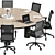  Sleek Modern Conference Table 3D model small image 4