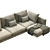 Stylish Long Island Sofa Model 3D model small image 4