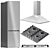 Samsung Kitchen Appliance Bundle 3D model small image 4