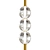 Sleek JILLIAN Pendant Light 3D model small image 2