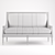 Chic Lapis Colorblock Settee 3D model small image 2