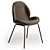 Modern Upholstered Beetle Dining Chair 3D model small image 3