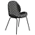 Modern Upholstered Beetle Dining Chair 3D model small image 4