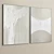 Modern 3D Plaster Photo Frame 3D model small image 5